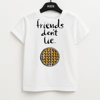 Friends Don't Lie Waffle Kids T-Shirt