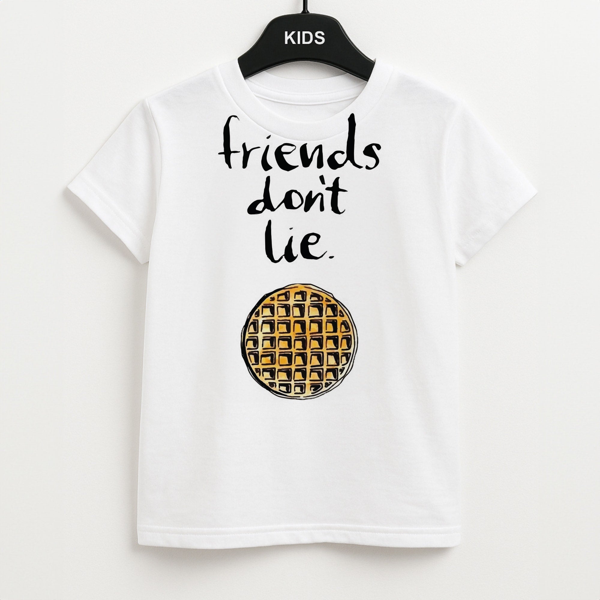 Friends Don't Lie Waffle Kids T-Shirt