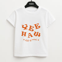 Yee-Haw State Of Mind Kids T-Shirt
