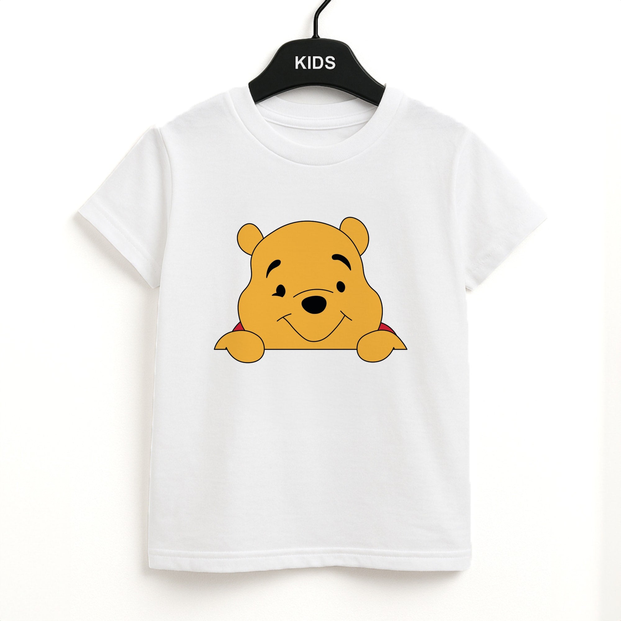Cute Bear Leaning Kids T-Shirt