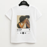 Album Cover - Personalised Couples Unisex Kids T-Shirt