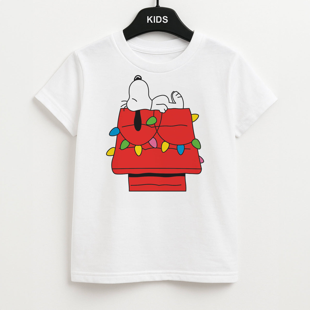Cartoon Beagle Fairylights Kids T-Shirt