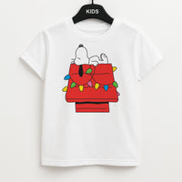 Cartoon Beagle Fairylights Kids T-Shirt