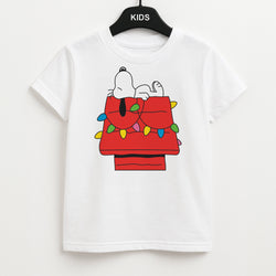 Cartoon Beagle Fairylights Kids T-Shirt