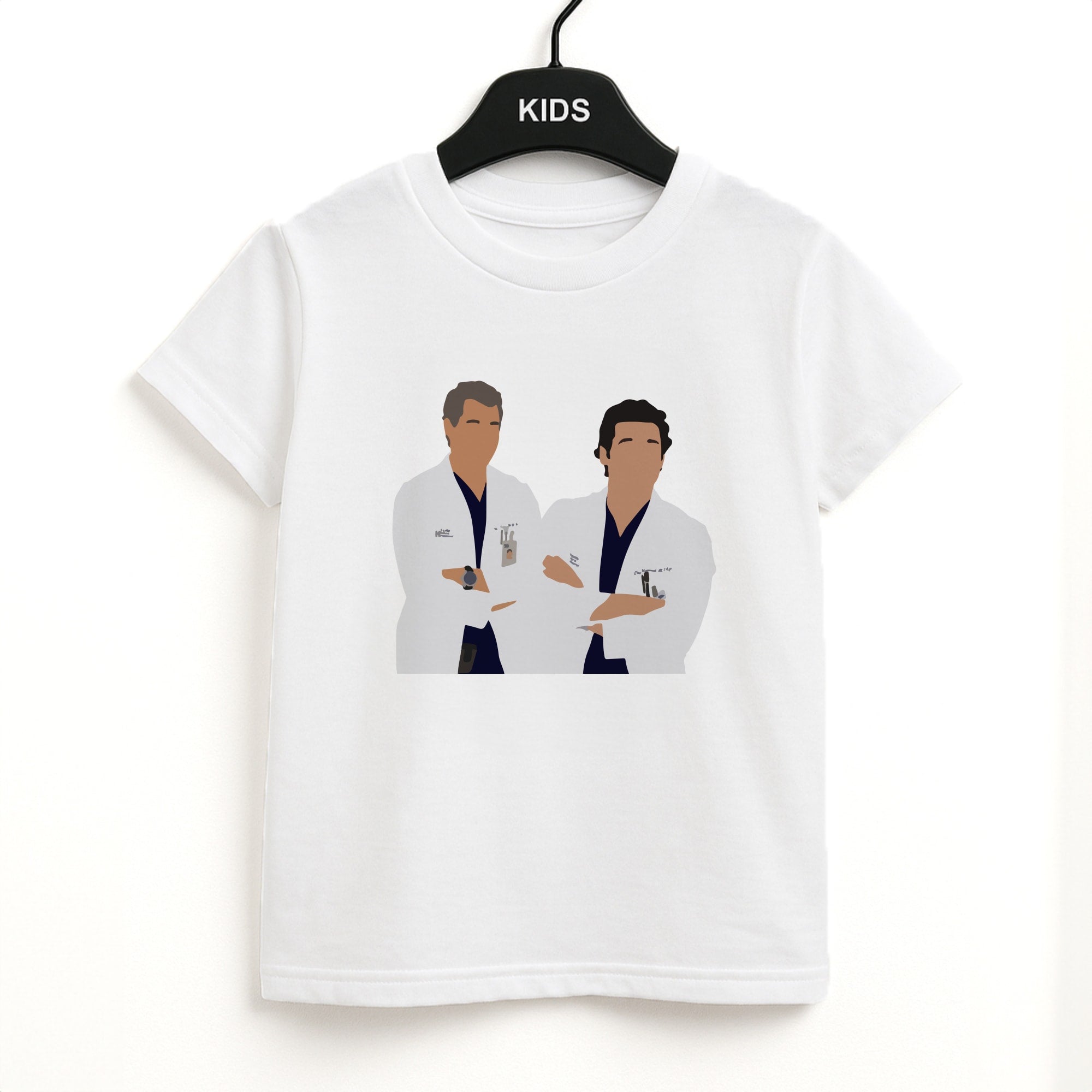 Two Doctors Arm Crossed - Grey's Kids T-Shirt
