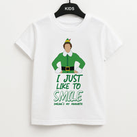 I Just Like To Smile Kids T-Shirt