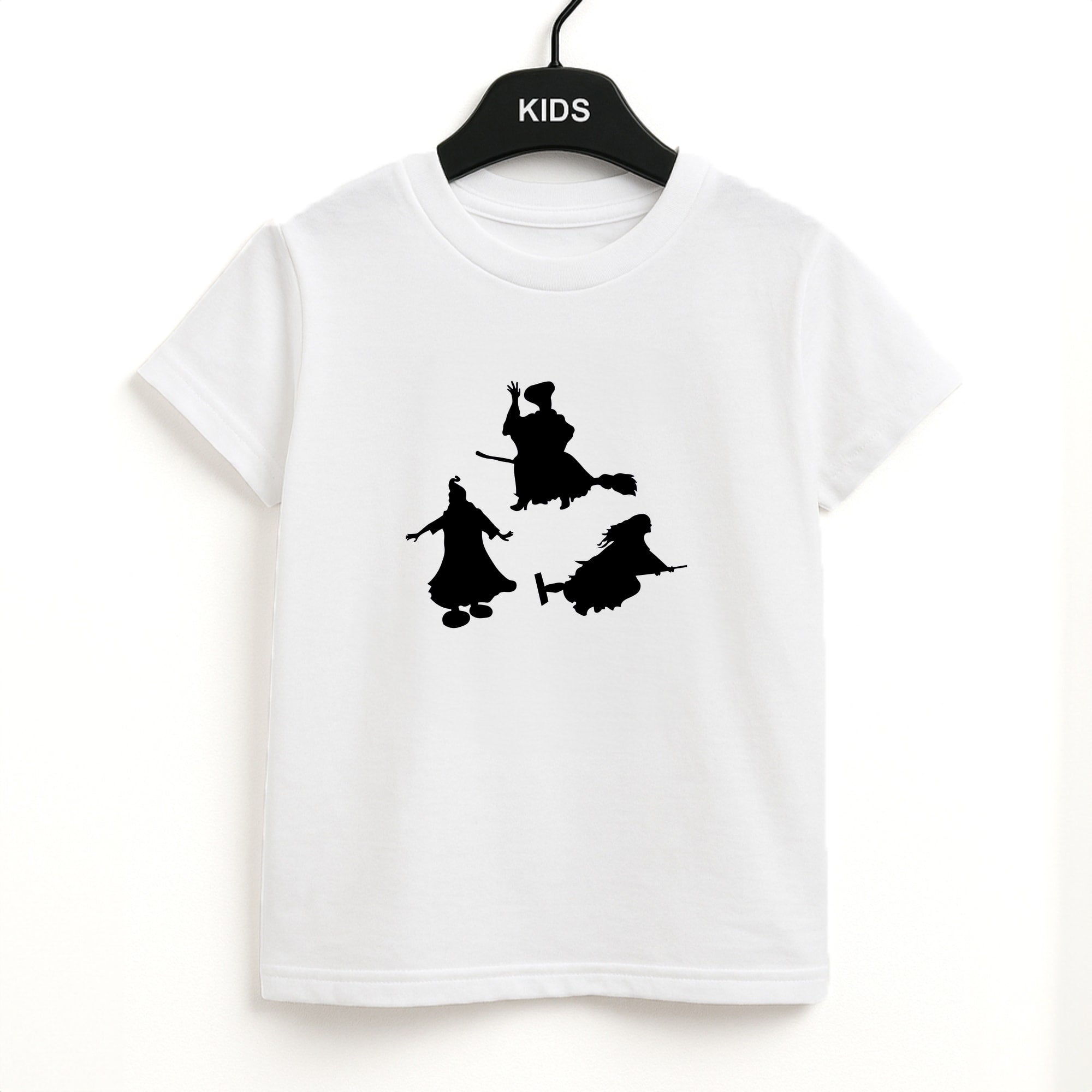Witches Outline - Hocus Halloween Unisex Kids T-Shirt