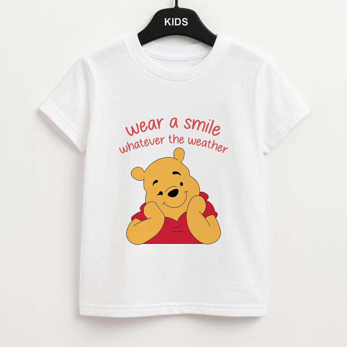 Wear A Smile Whatever The Weather  Kids T-Shirt