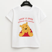 Wear A Smile Whatever The Weather  Kids T-Shirt 1
