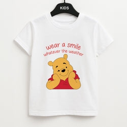 Wear A Smile Whatever The Weather  Unisex Kids T-Shirt