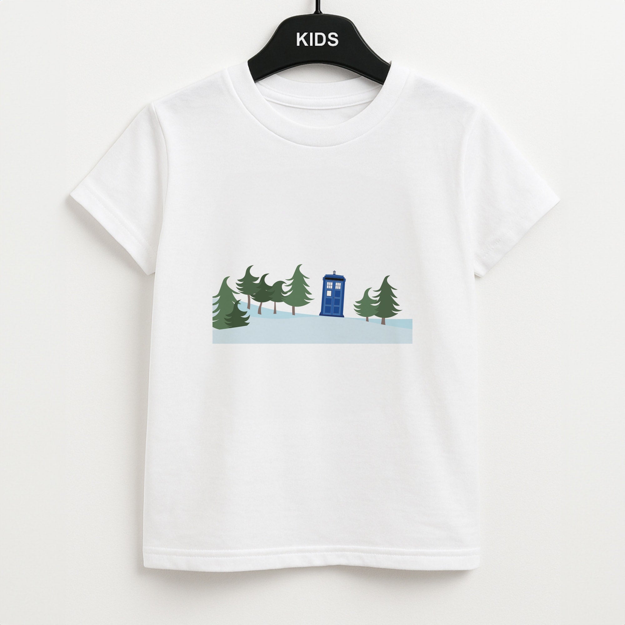 Christmas Tardis - Doctor Who Unisex Kids T-Shirt