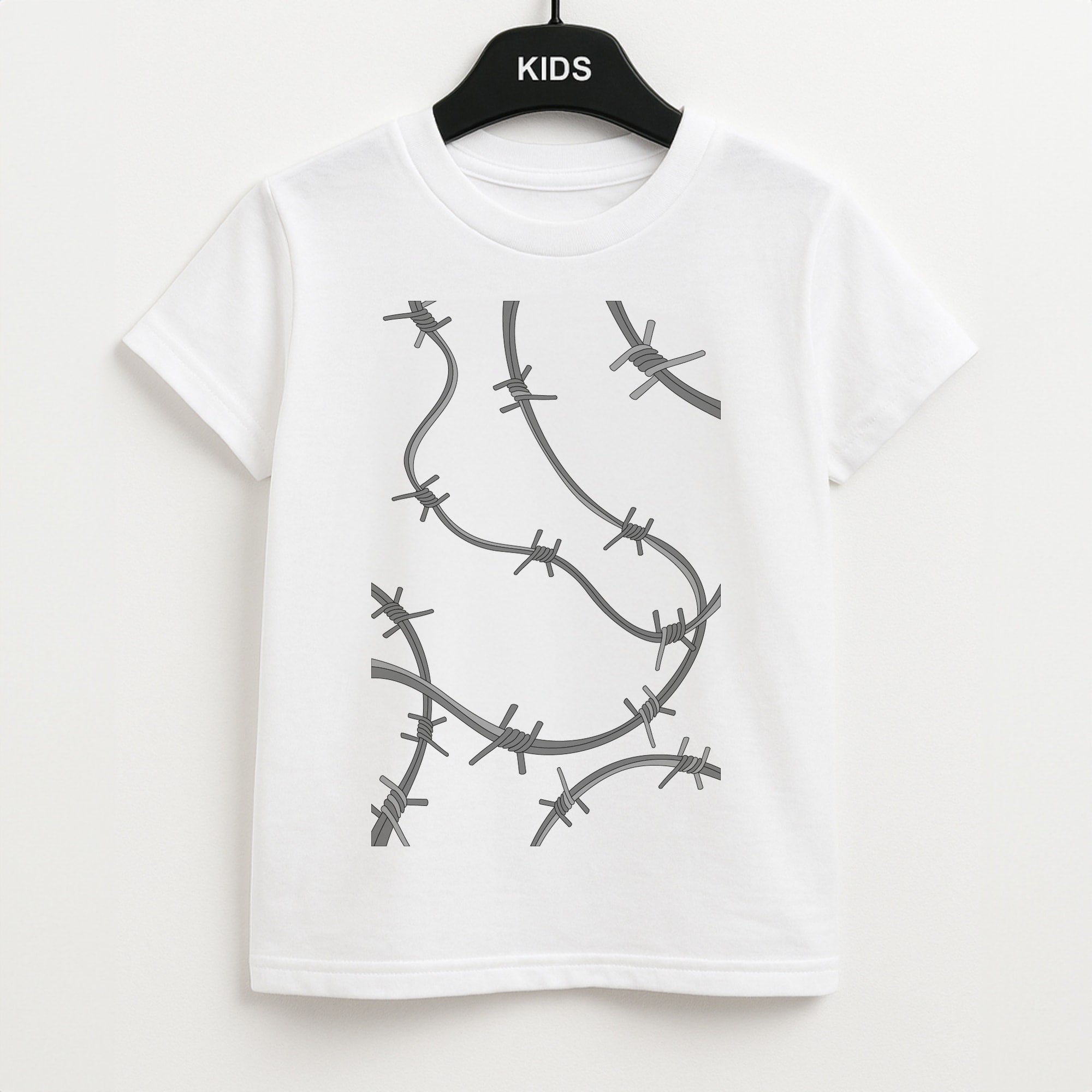 Barbed Wire - Post Kids T-Shirt