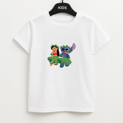 Lilo And Alien Blue Hoola Unisex Kids T-Shirt