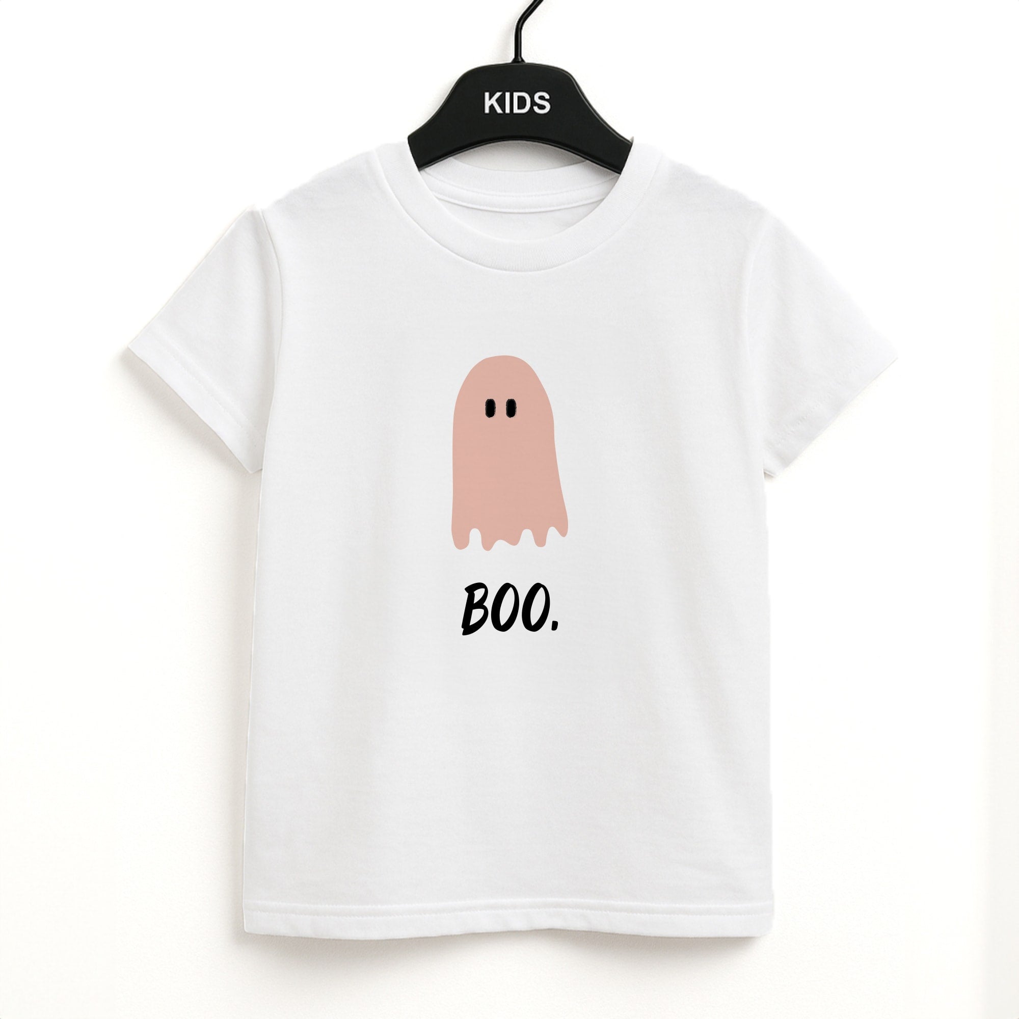 Boo - Ghost Halloween Unisex Kids T-Shirt