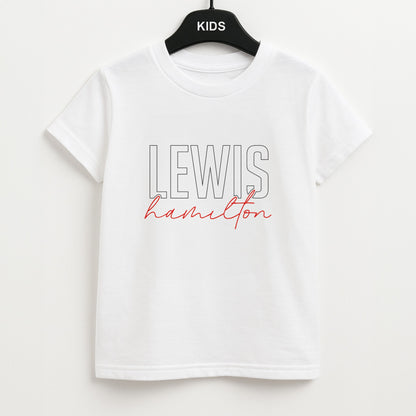 Racer Stripes Hamilton Unisex Kids T-Shirt