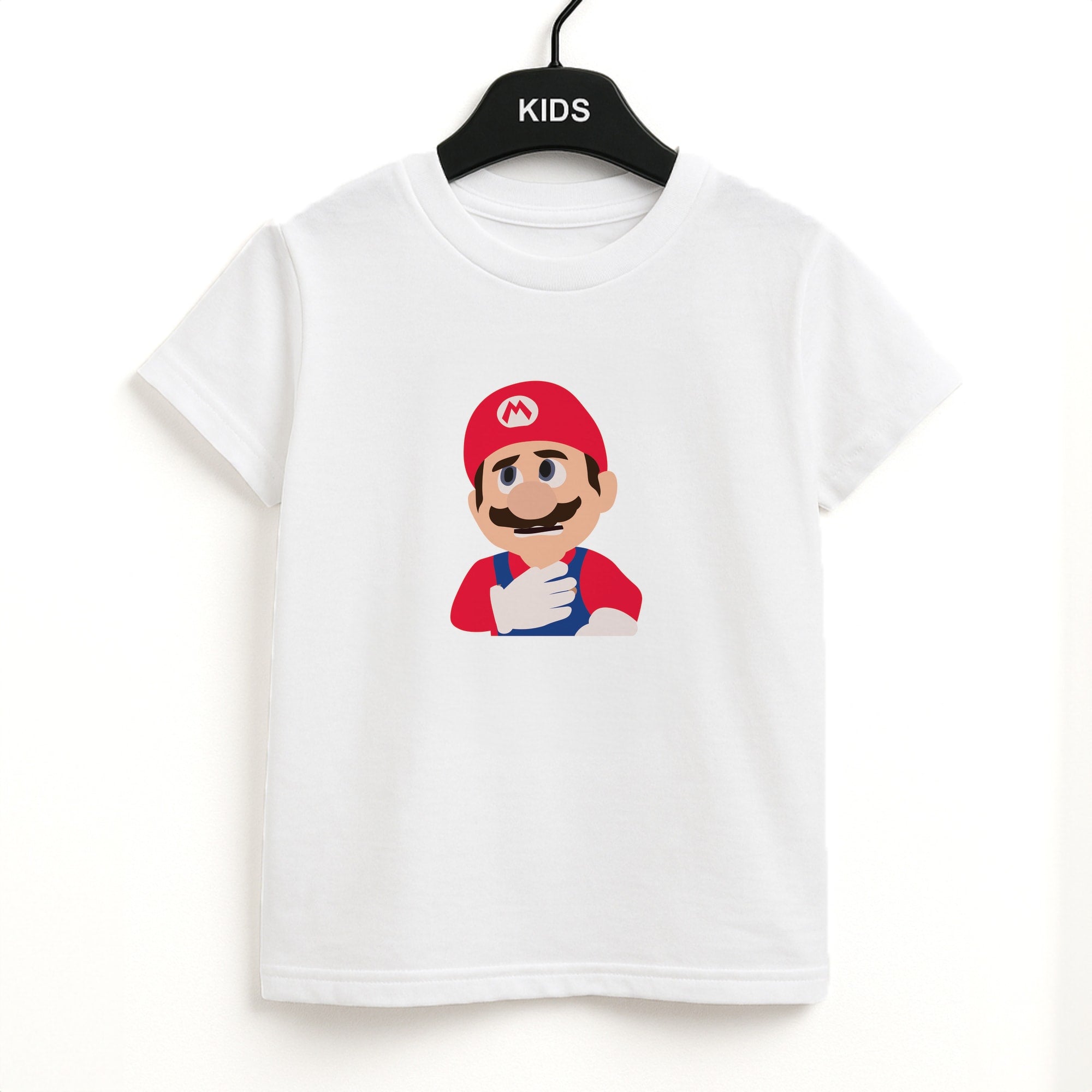 Worried Mario Kids T-Shirt