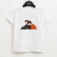 Marianne Resting On Connell Kids T-Shirt
