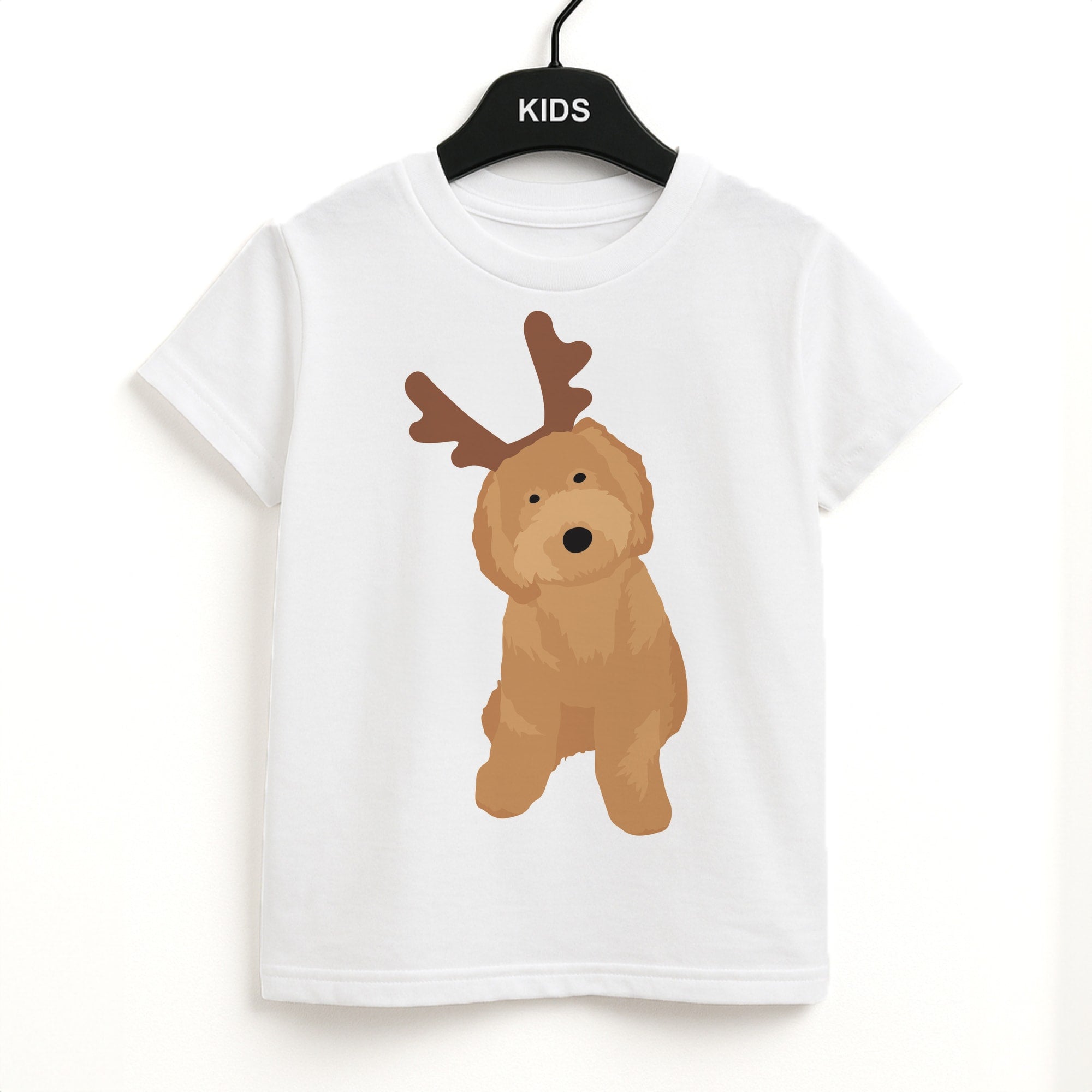 Dog Christmas Ears Unisex Kids T-Shirt