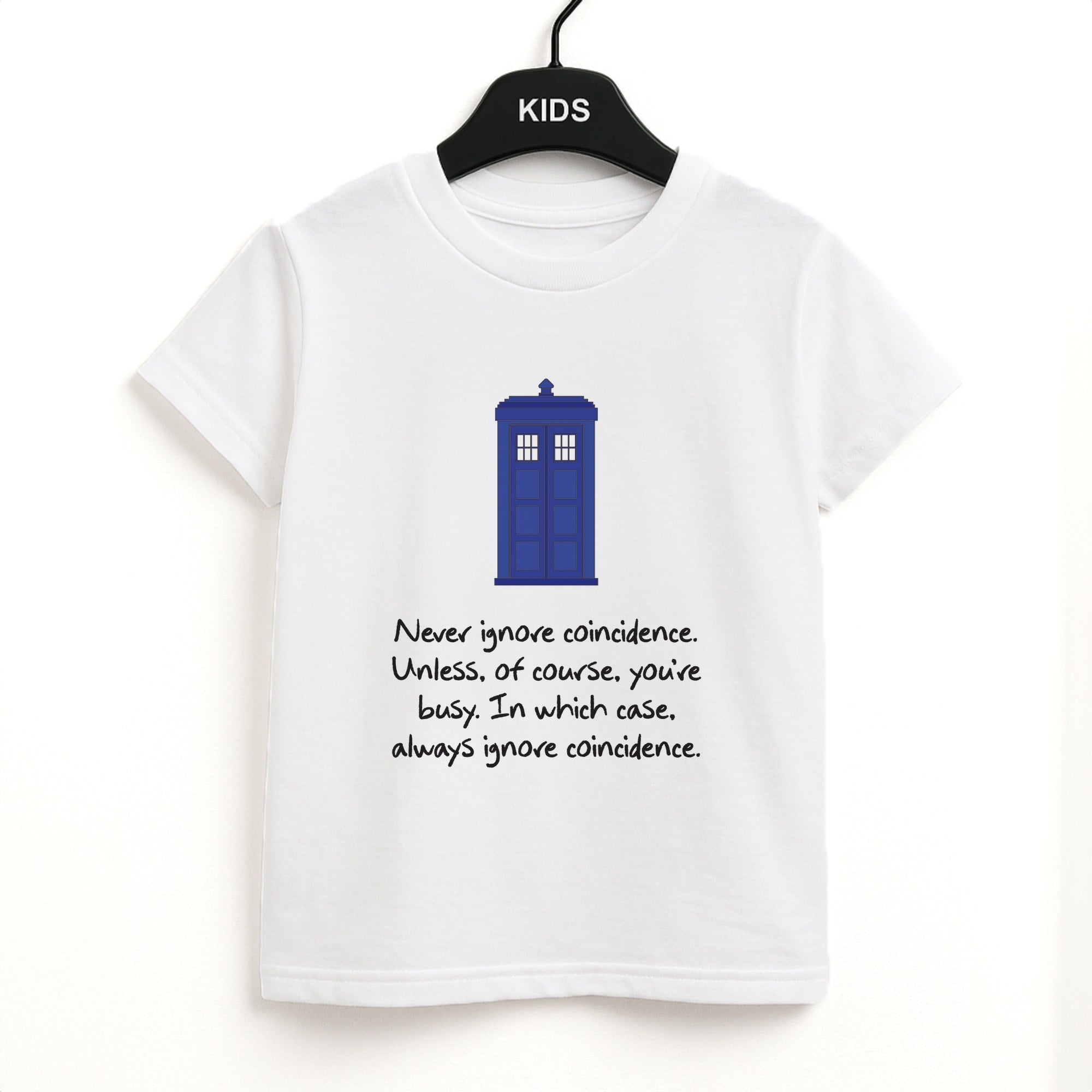 Never Ignore Coincidence Kids T-Shirt