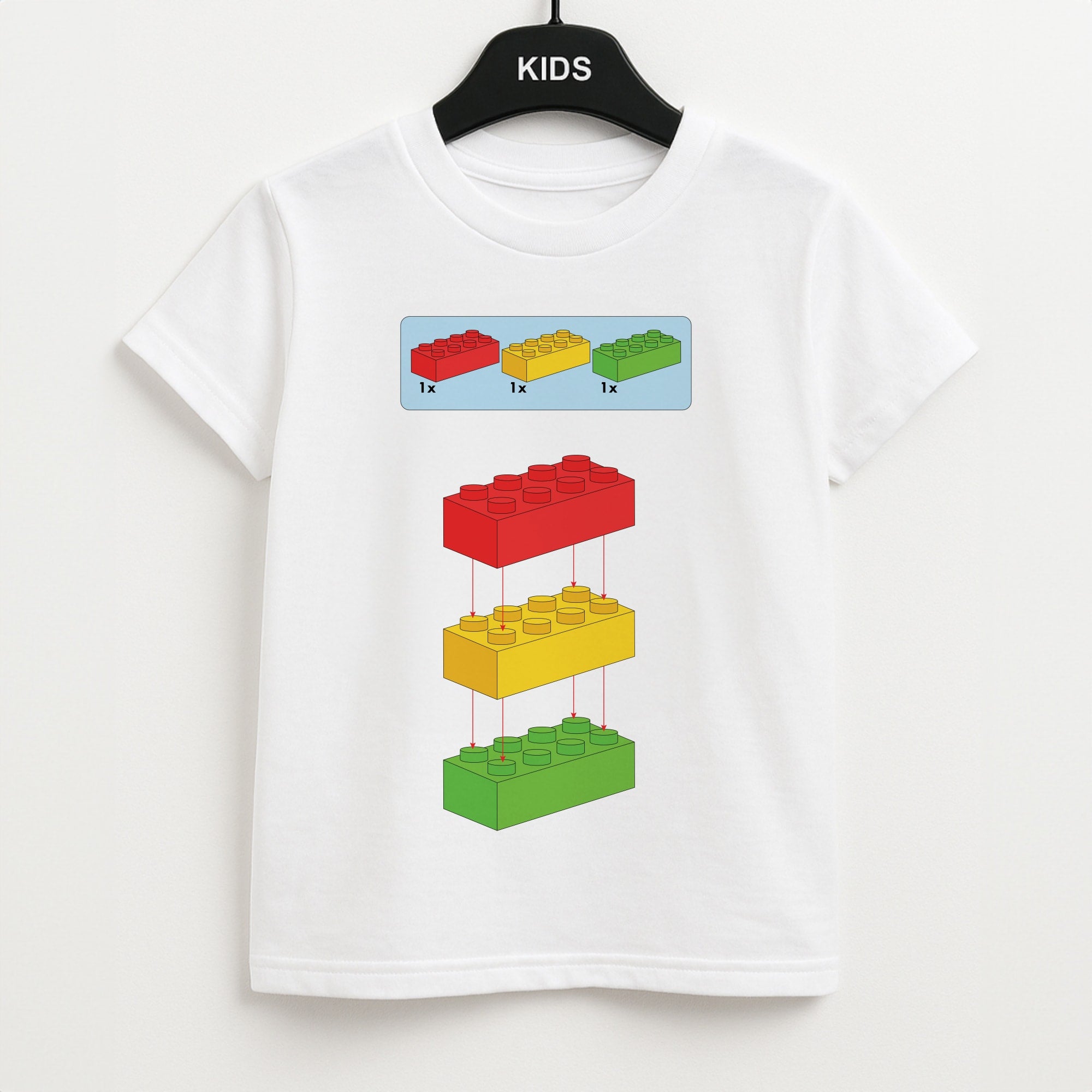 Bricks Instruction Set Kids T-Shirt