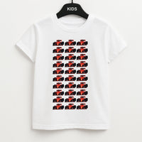 F1 Car Collage Kids T-Shirt