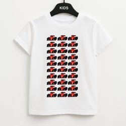 F1 Car Collage Unisex Kids T-Shirt