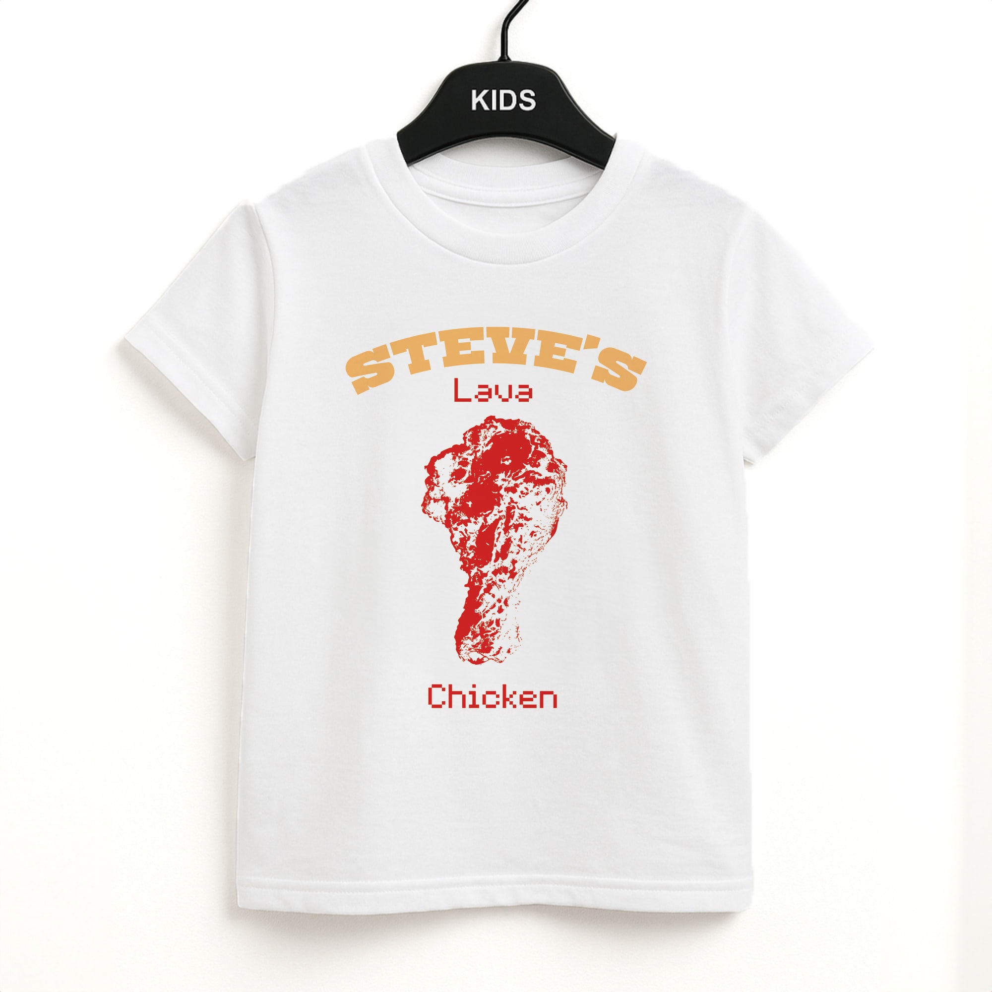 Steve's Lava Chicken Unisex Kids T-Shirt