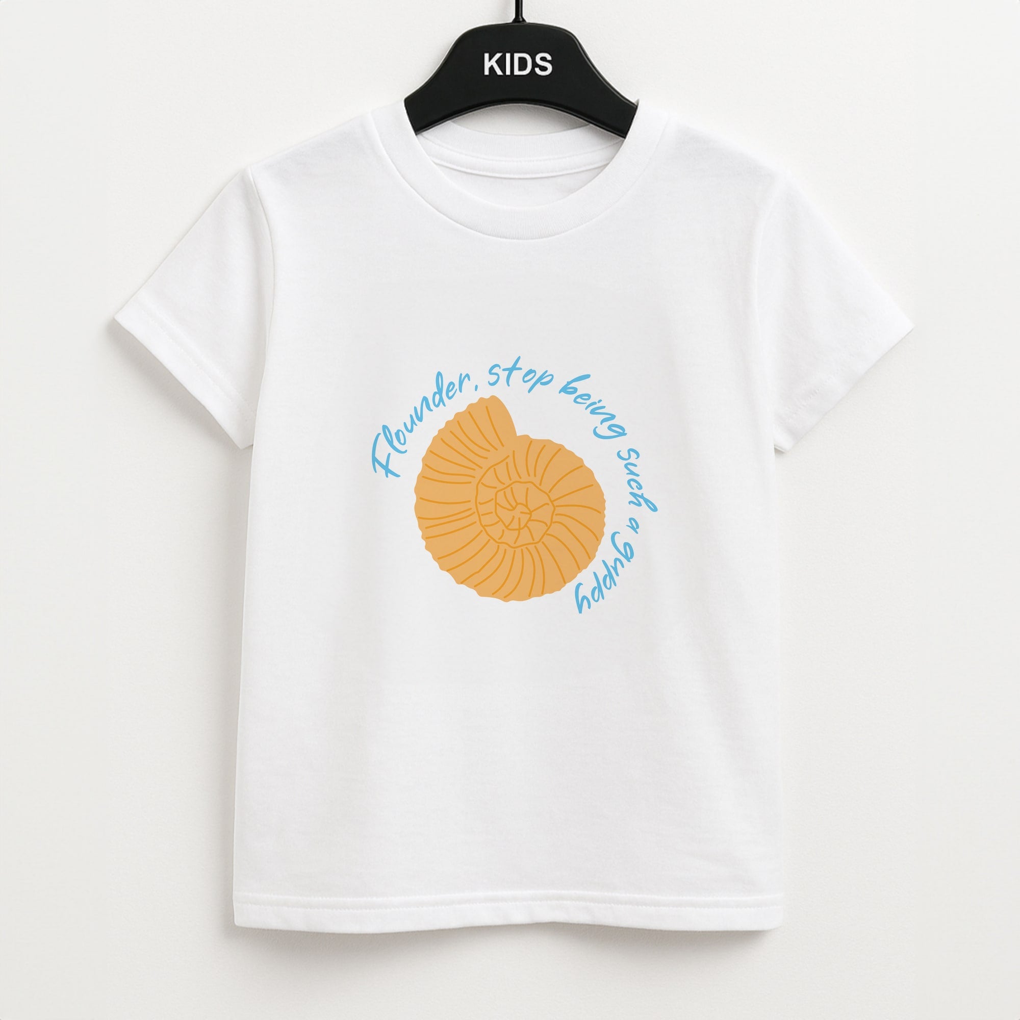 Flounder - The Little Mermaid Kids T-Shirt