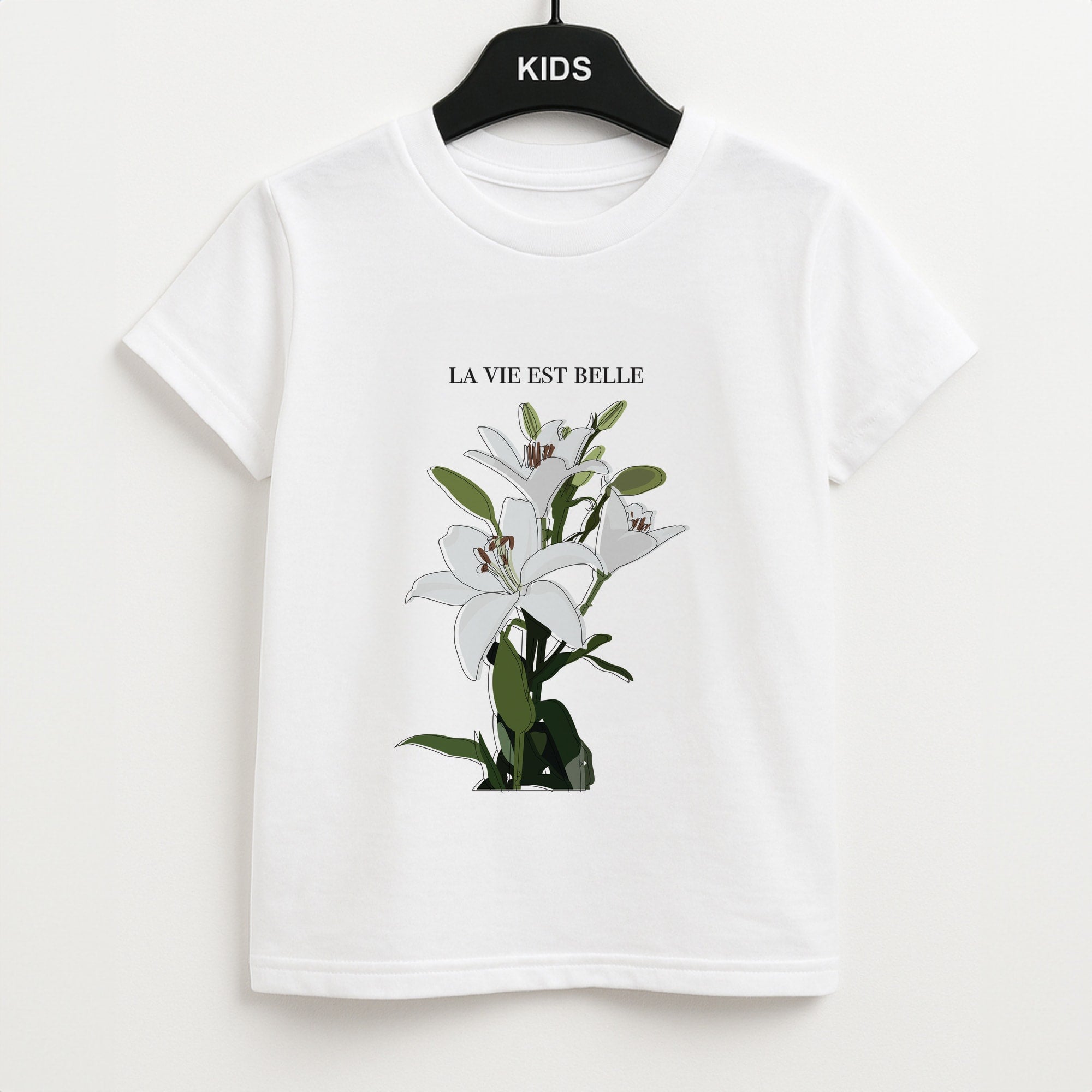 La Vie Est Belle - Clean Girl Aesthetic Unisex Kids T-Shirt