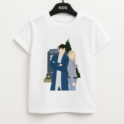 Rose And The Doctor Unisex Kids T-Shirt