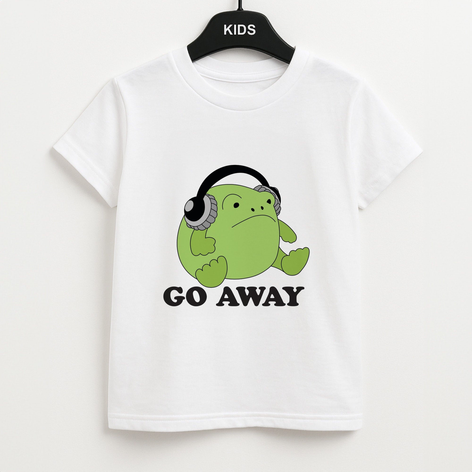 Go Away Grumpy Frog  Kids T-Shirt