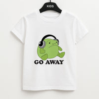 Go Away Grumpy Frog  Kids T-Shirt