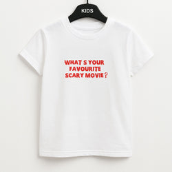 What's Your Favourite Scary Movie - Scream Unisex Kids T-Shirt