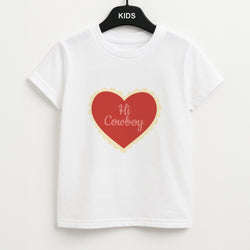 Hi Cowboy - Western  Unisex Kids T-Shirt