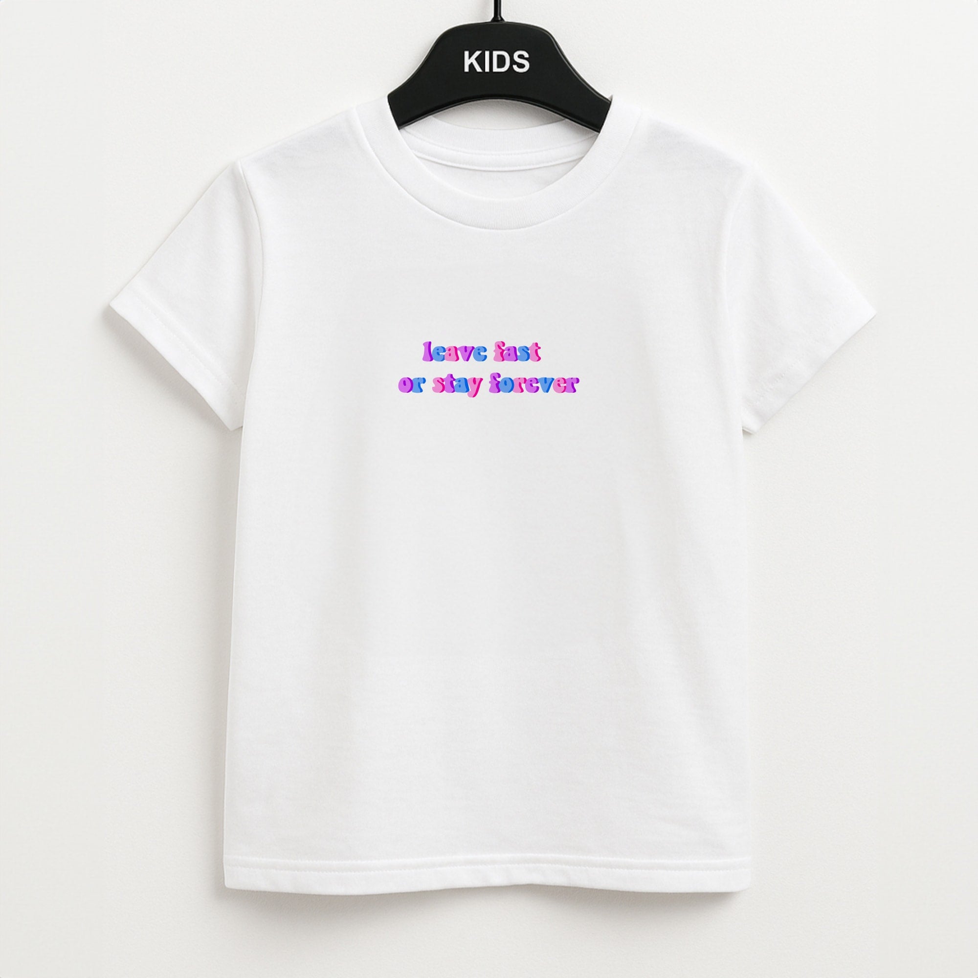 Leave Fast Or Stay Forever - Fender Kids T-Shirt