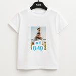 Hashtag 1 Dad - Personalised Father's Day Unisex Kids T-Shirt