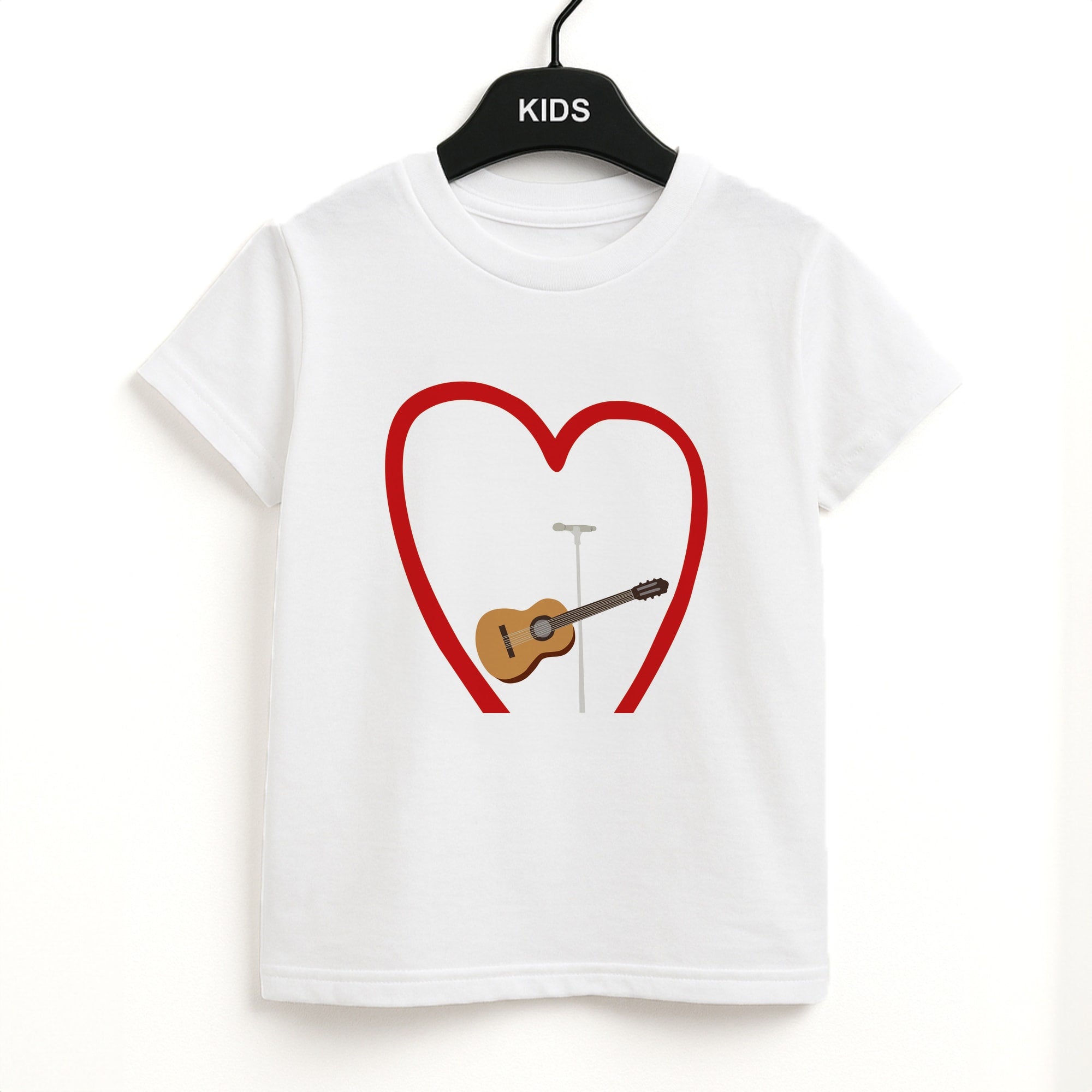 Love Guitar Unisex Kids T-Shirt