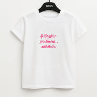 If Life Gives You Lemons, Add Vodka - Sassy Quotes Kids T-Shirt