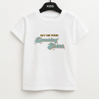 Get On Your Dancing Shoes Kids T-Shirt