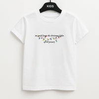 We Can Leave The Christmas Lights Up Til January - Christmas Songs Kids T-Shirt