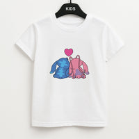 In Love - Pink Alien Kids T-Shirt