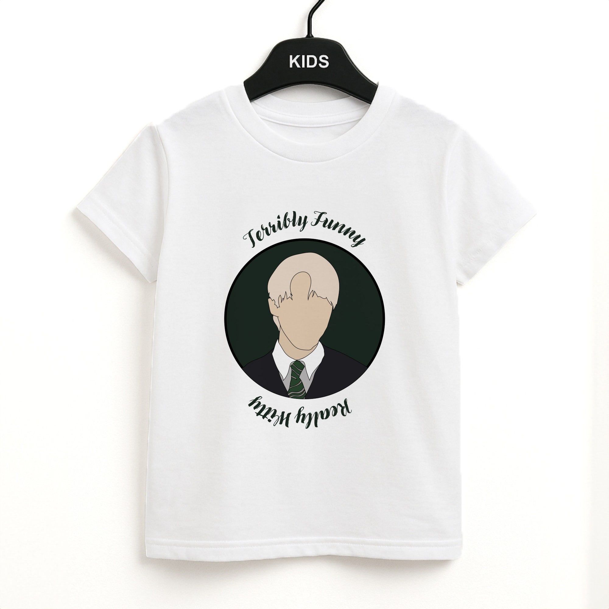 Terribly Funny, Really Witty Draco Malfoy Kids T-Shirt