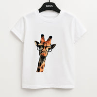 Hipster Giraffe Tumblr Kids T-Shirt