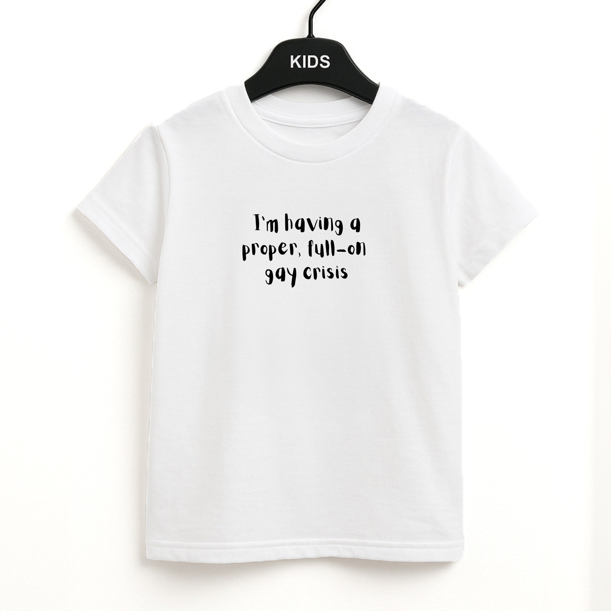 Gay Crisis - Heart TV Unisex Kids T-Shirt