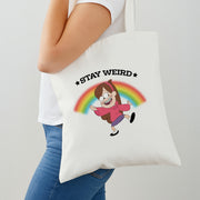 Stay Weird Tote Bag 2
