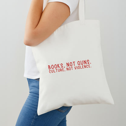 Books, Not Guns - TV Quotes Shoulder Bag