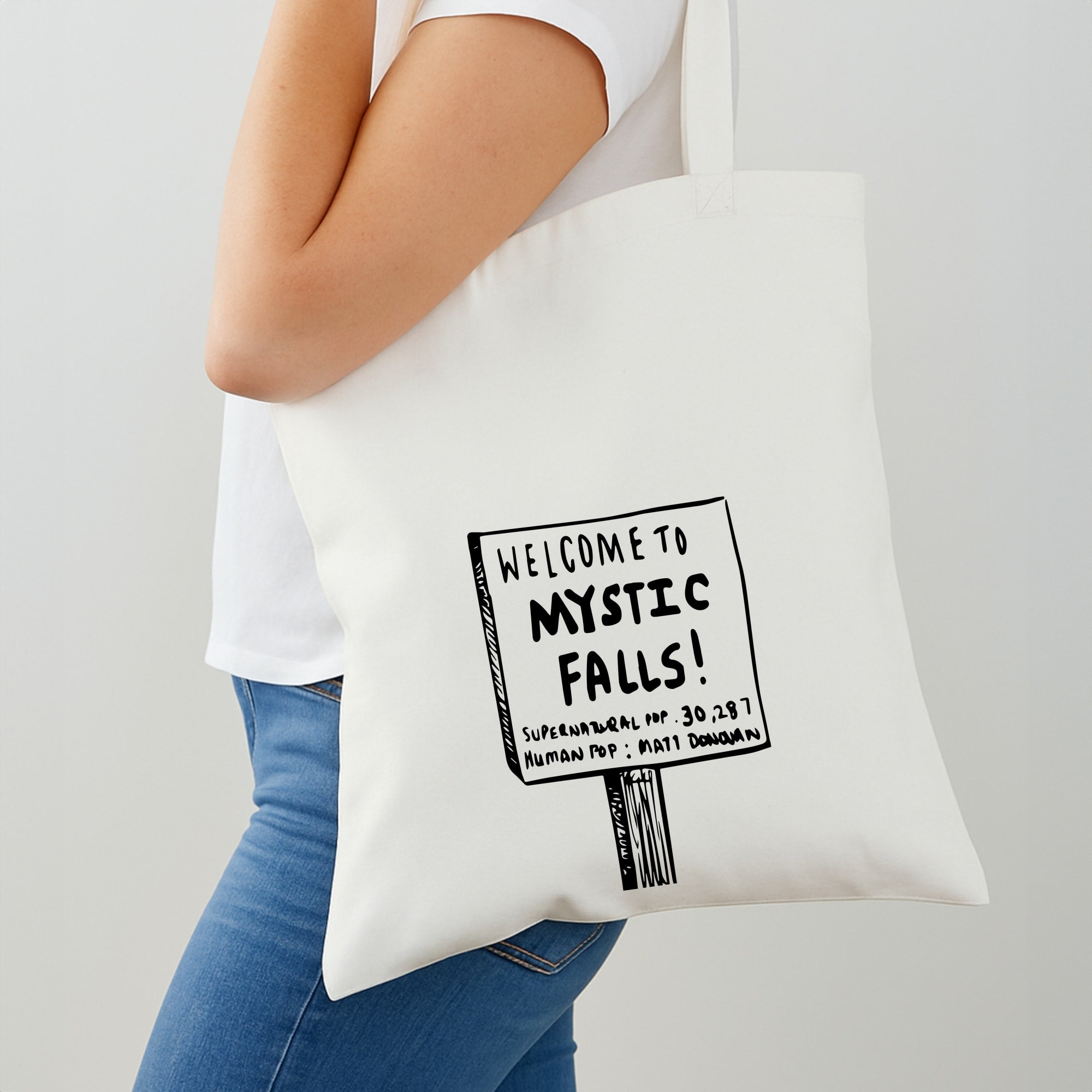Welcome to Mystic Falls - VD Shoulder Bag