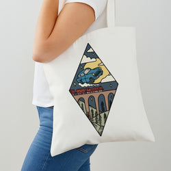 Flying Car Tote Bag