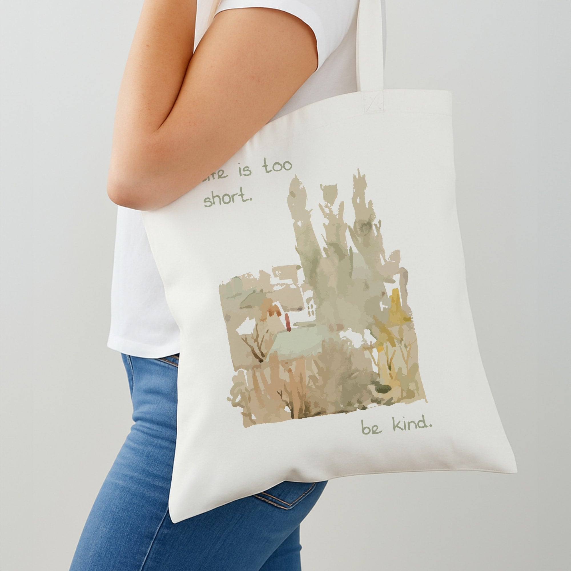 Life Is Too Short Shoulder Bag