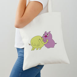 Tree Trunks Tote Bag